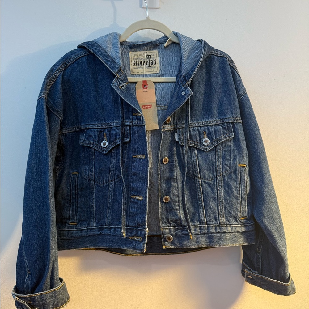 Levi's Blue Jean Hooded Denim Jacket